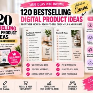 75 Million+ Digital Products Mega Bundle | Canva Templates, Ebooks, Courses, Graphics + PLR & MRR Rights